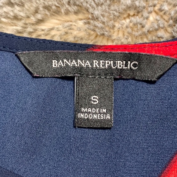 Banana Republic sheer blouse, sz small - Picture 2 of 6